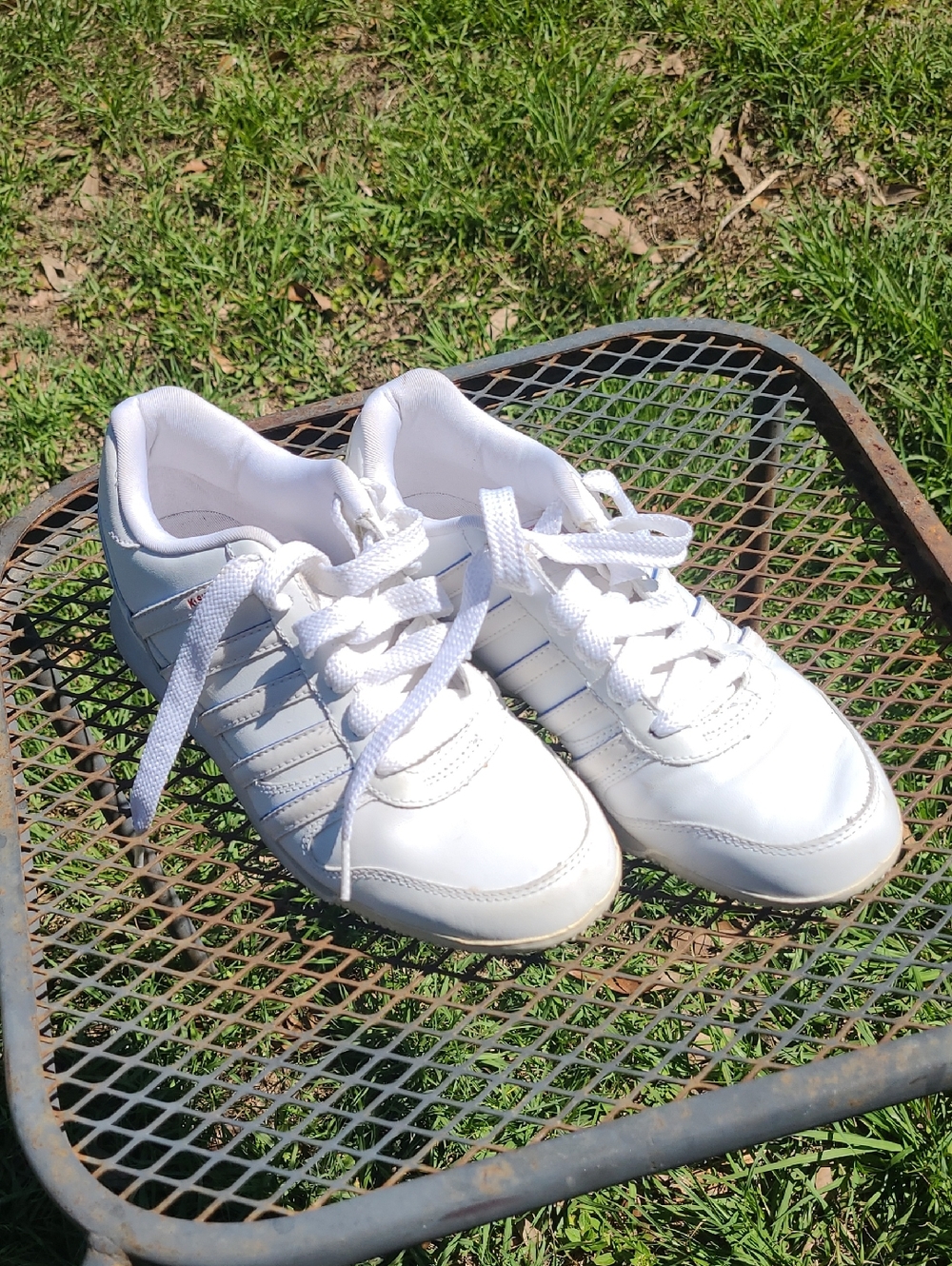 K-Swiss White Athletic Sneakers